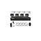 3MP 4CH PTZ Dome Camera Kit